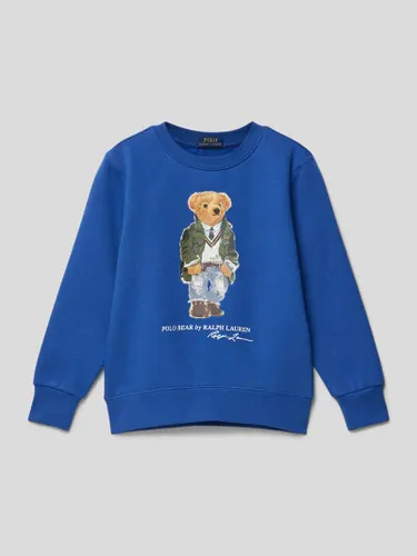 Polo Ralph Lauren Kids Sweatshirt mit Label-Print in Royal
