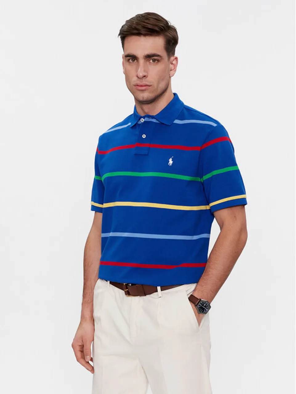Polo Ralph Lauren Polohemd 710926410001 Blau Classic Fit