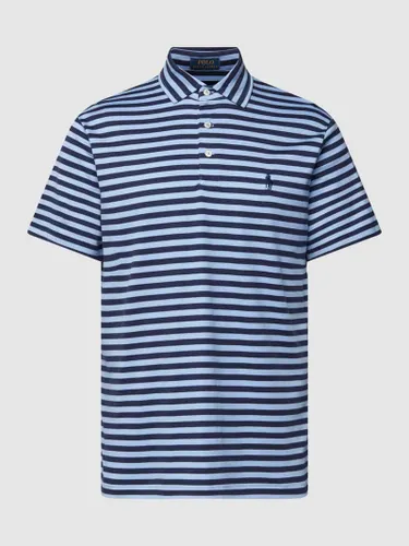Polo Ralph Lauren Poloshirt mit Logo-Stitching in Blau