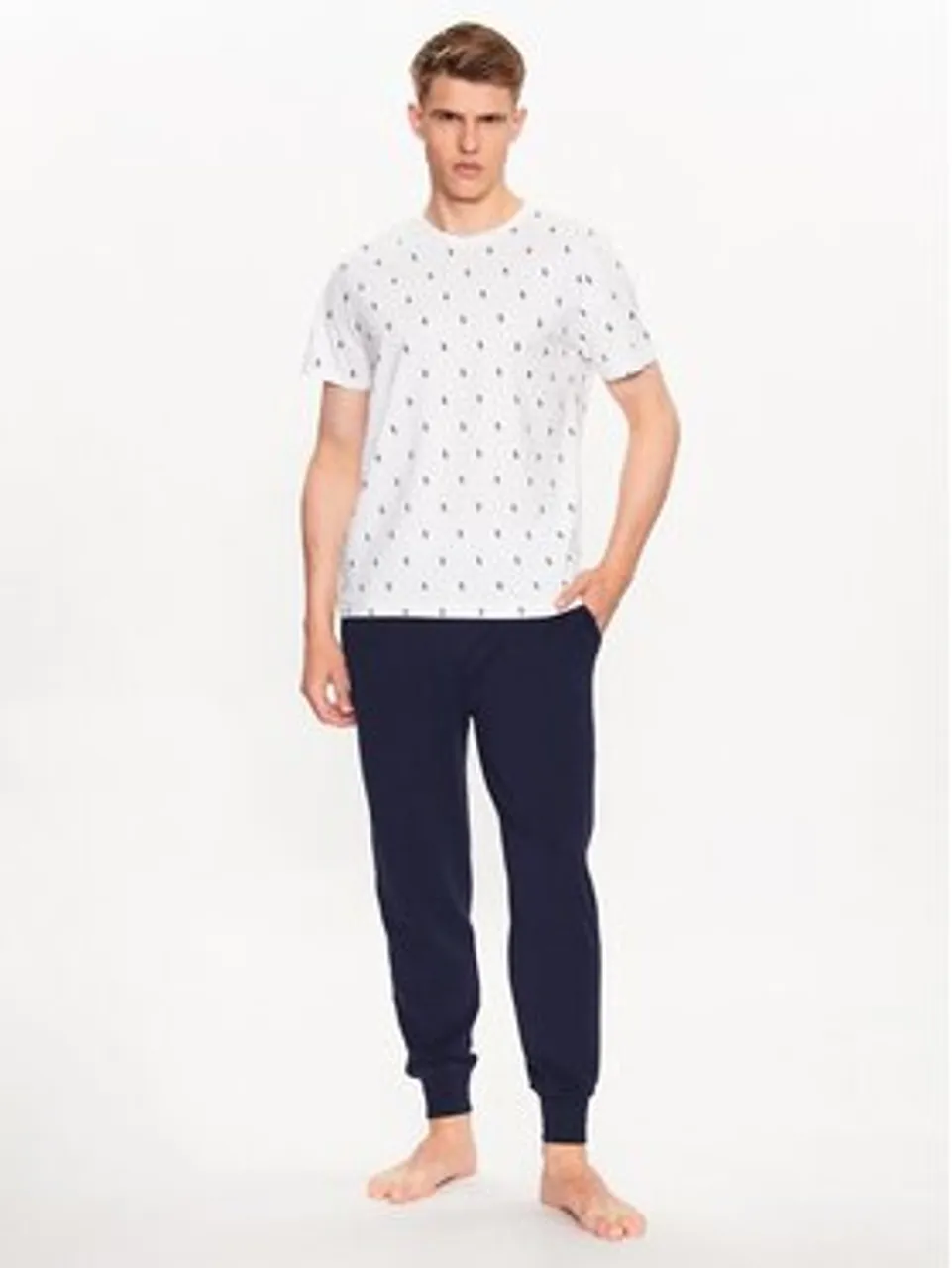Polo Ralph Lauren Pyjama-T-Shirt 714899612001 Weiß Regular Fit