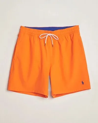 Polo Ralph Lauren Recycled Traveler Boxer Swimshorts Sailing Orange