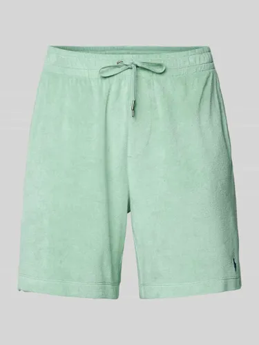 Polo Ralph Lauren Regular Fit Shorts mit Logo-Stitching in Tuerkis