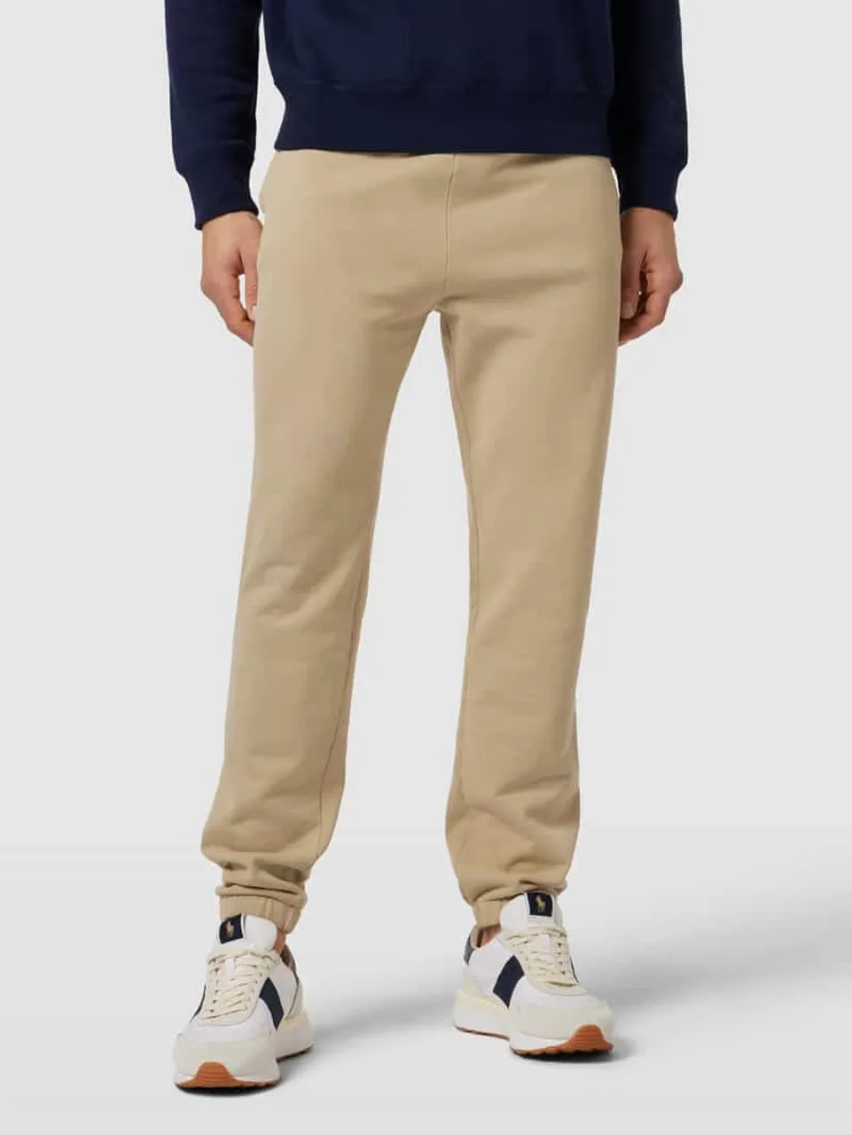 Polo Ralph Lauren Regular Fit Sweatpants mit Logo-Stitching in Beige