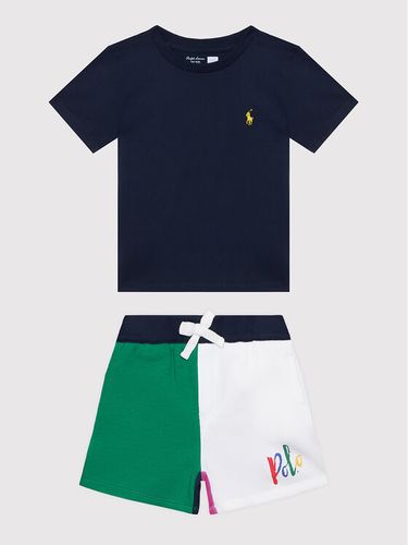 Polo Ralph Lauren Set T-Shirt und Sportshorts 320865743001 Dunkelblau Regular Fit