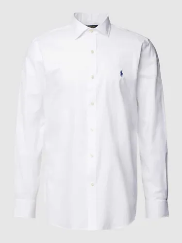 Polo Ralph Lauren Slim Fit Business-Hemd mit Kentkragen in Weiss