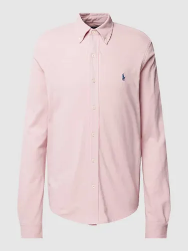 Polo Ralph Lauren Slim Fit Freizeithemd mit Button-Down-Kragen in Rosa