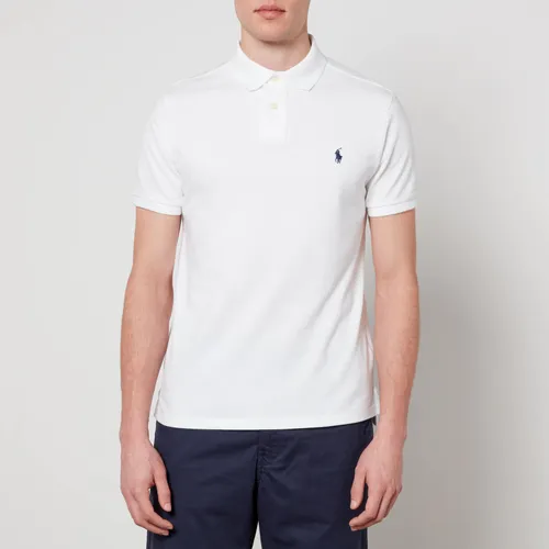 Polo Ralph Lauren Slim-Fit Poloshirt aus Piqué - White