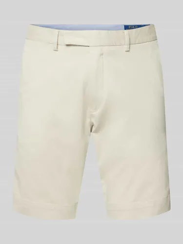 Polo Ralph Lauren Slim Stretch Fit Shorts im unifarbenen Design in Beige