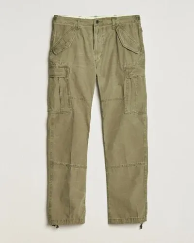 Polo Ralph Lauren Slub Canvas Cargo Pants Outdoors Olive