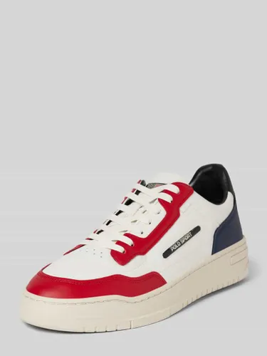 Polo Ralph Lauren Sneaker aus Leder mit Label-Detail in Weiss