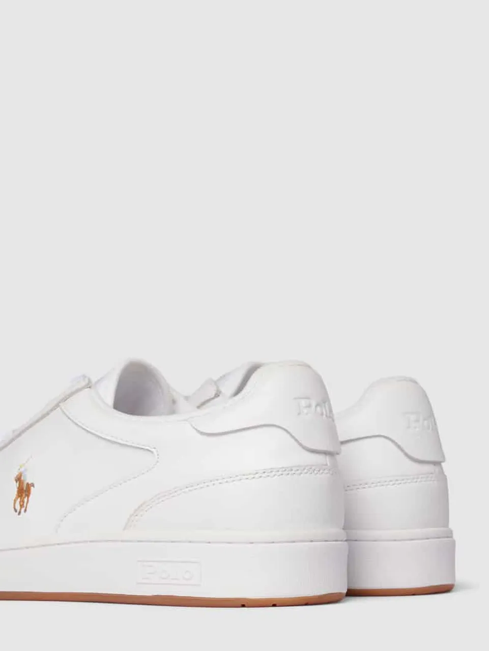 Polo Ralph Lauren Sneaker mit Label-Stitching Modell 'POLO' in Weiss