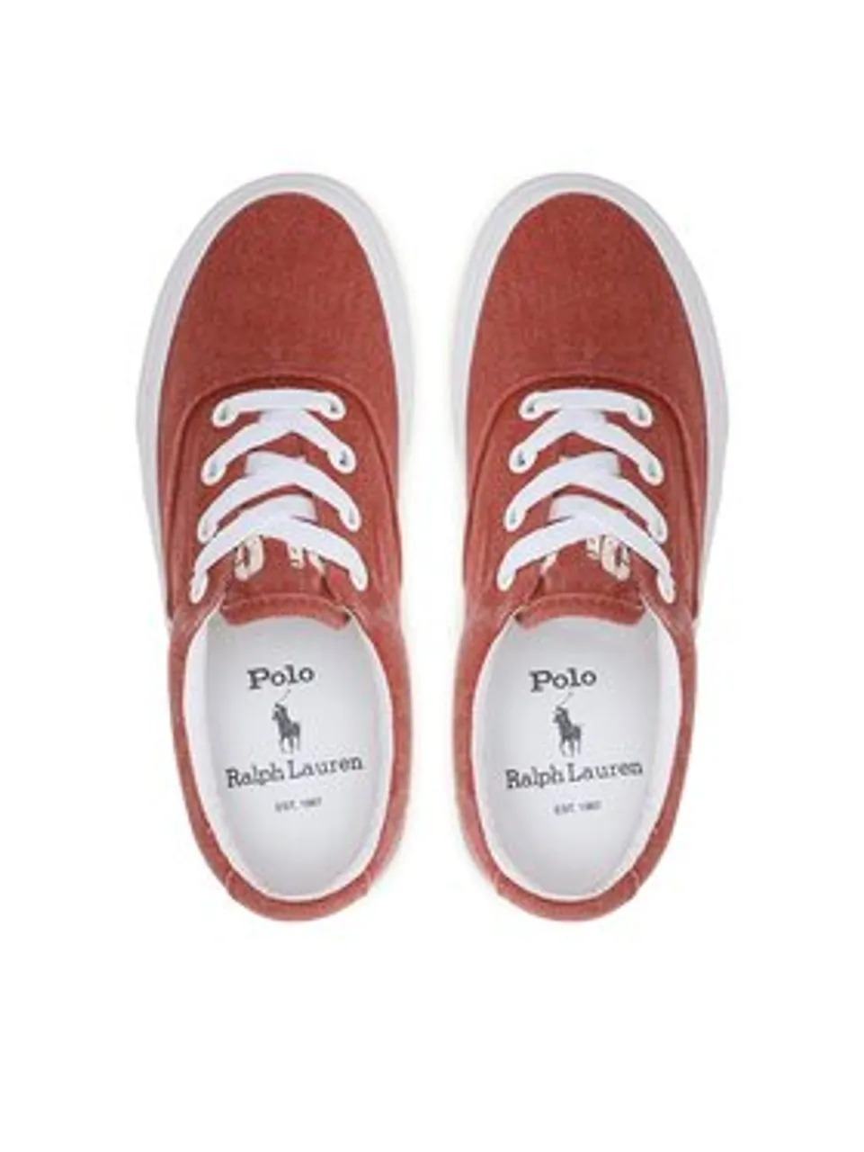 Polo Ralph Lauren Sneakers aus Stoff 804907203001 Rot