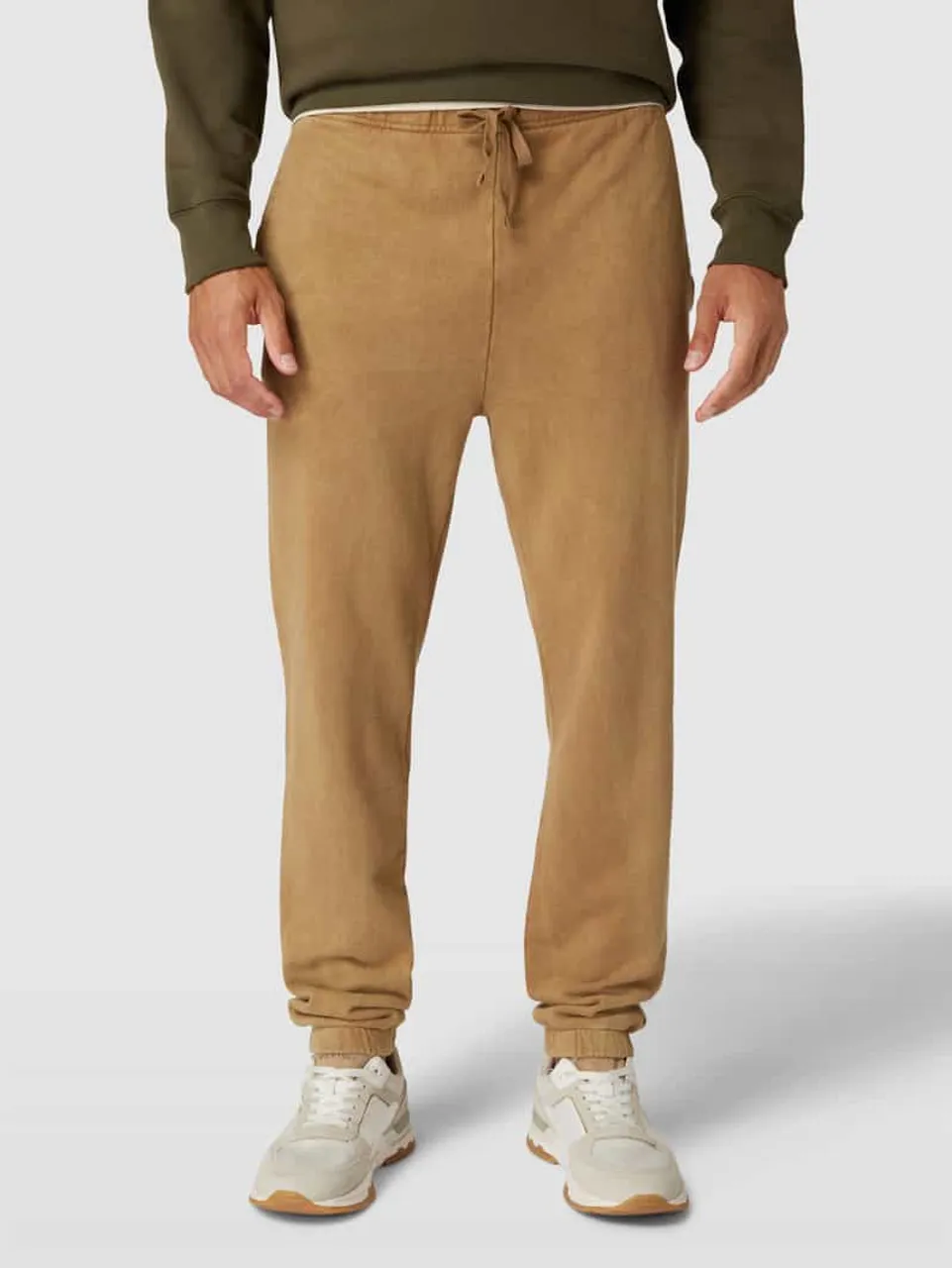 Polo Ralph Lauren Sweatpants mit elastischem Bund Modell 'ATHLETIC' in Hellbraun