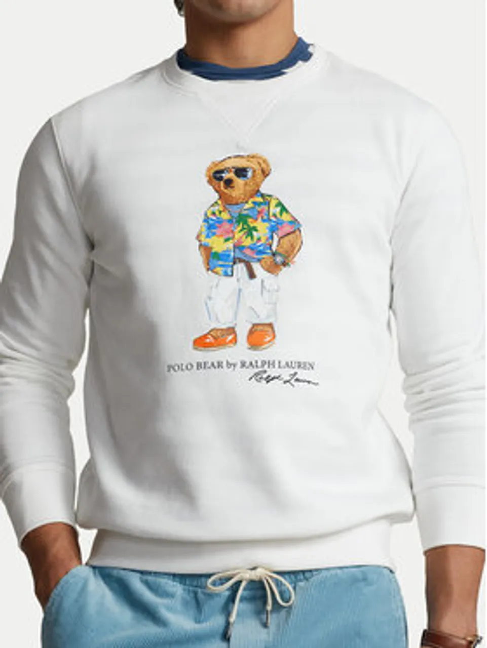 Polo Ralph Lauren Sweatshirt 710853308032 Weiß Regular Fit