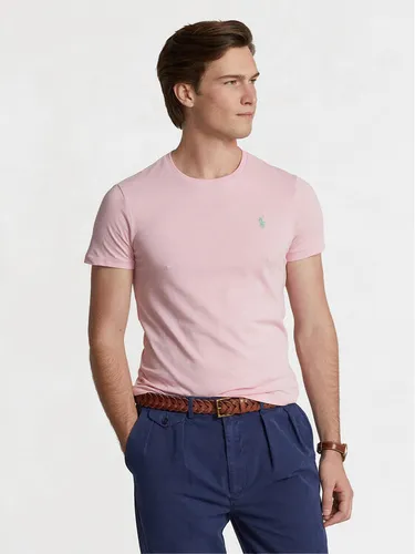 Polo Ralph Lauren T-Shirt 710671438357 Rosa Custom Slim Fit
