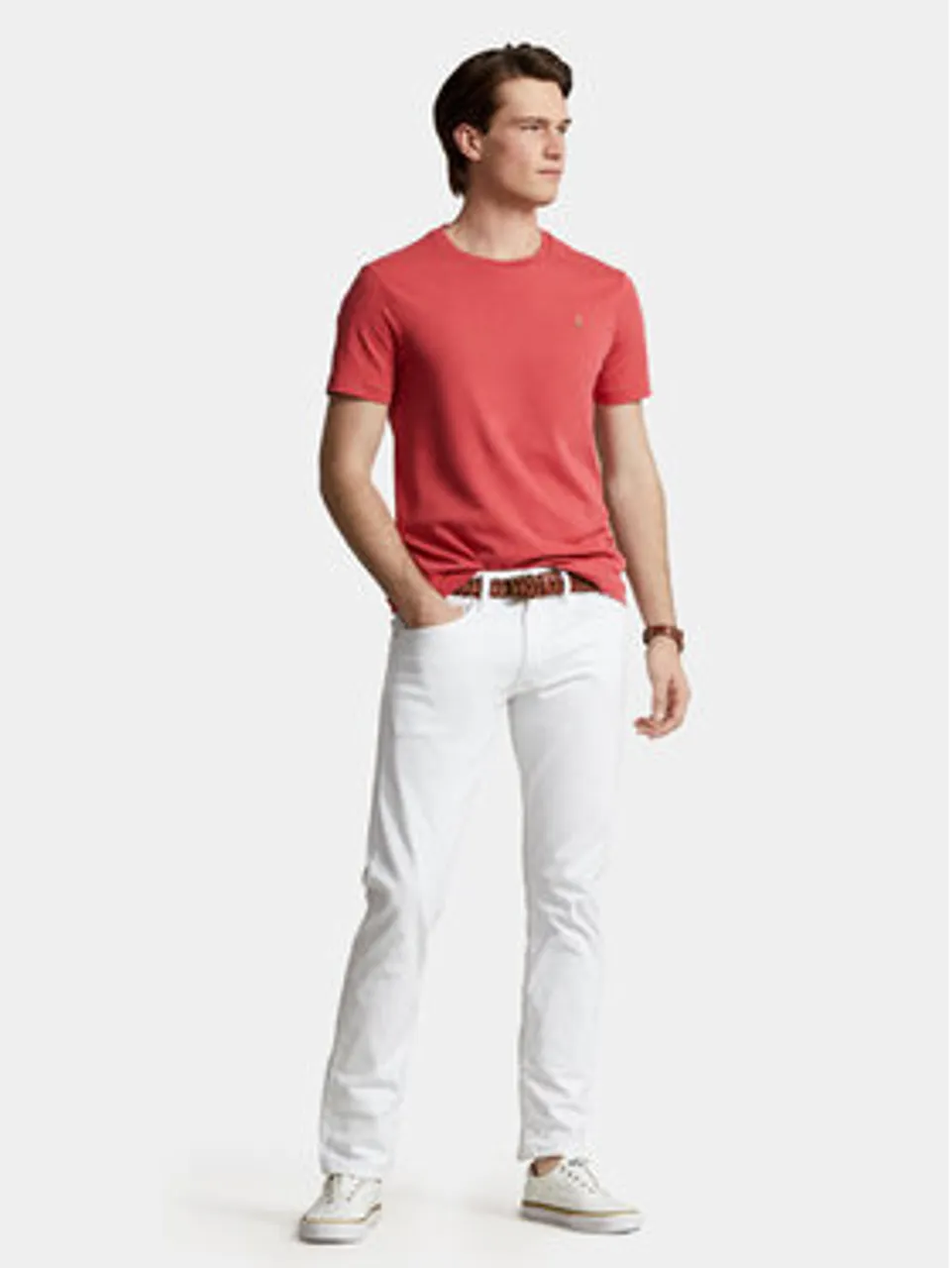 Polo Ralph Lauren T-Shirt 710740727075 Rot Slim Fit