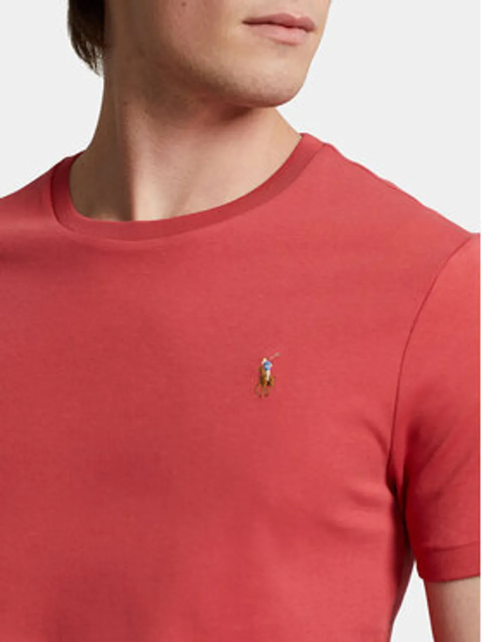 Polo Ralph Lauren T-Shirt 710740727075 Rot Slim Fit
