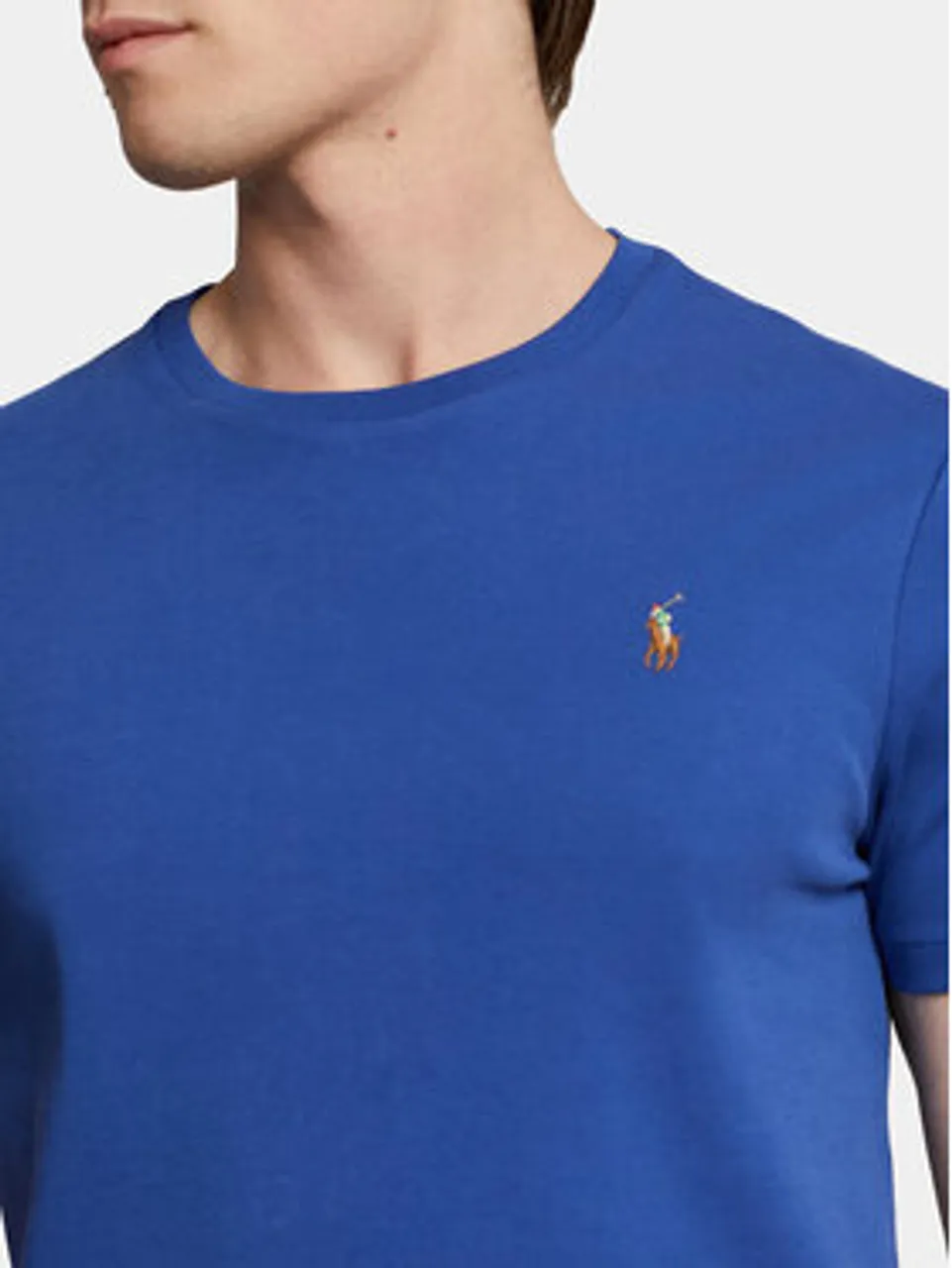 Polo Ralph Lauren T-Shirt 710740727077 Blau Slim Fit