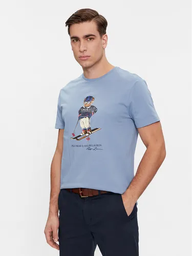 Polo Ralph Lauren T-Shirt 710853310027 Blau Slim Fit