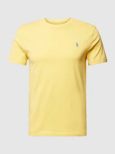 Polo Ralph Lauren T-Shirt mit Label-Stitching in Gelb