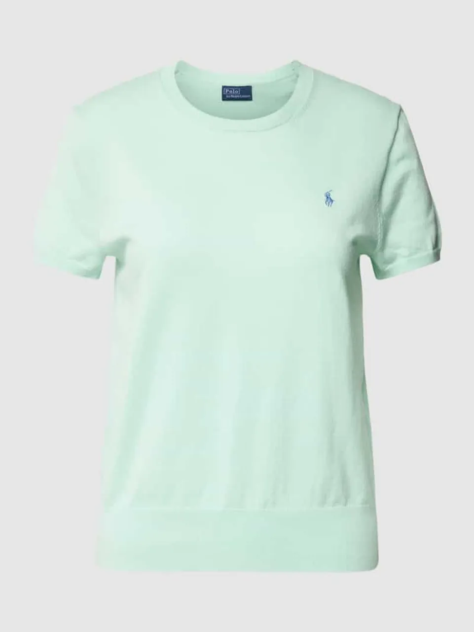Polo Ralph Lauren T-Shirt mit Label-Stitching in Tuerkis