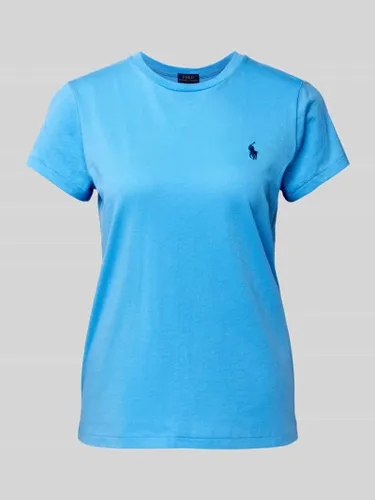 Polo Ralph Lauren T-Shirt mit Logo-Stitching in Blau
