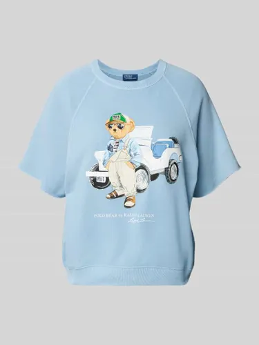 Polo Ralph Lauren T-Shirt mit Motiv-Print in Blau