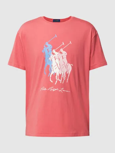 Polo Ralph Lauren T-Shirt mit Motiv-Print in Hellrot