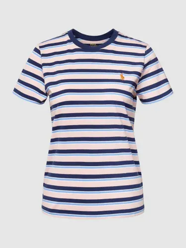 Polo Ralph Lauren T-Shirt mit Streifenmuster in Blau