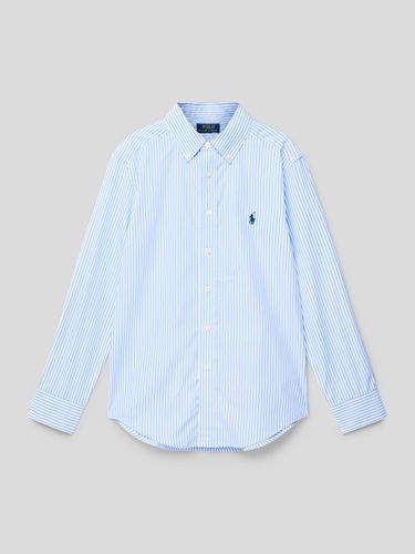 Polo Ralph Lauren Teens Hemd mit Streifenmuster in Bleu