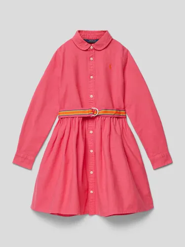 Polo Ralph Lauren Teens Kleid mit Umlegekragen in Pink