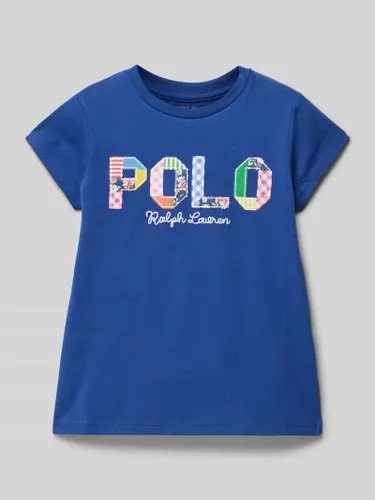 Polo Ralph Lauren Teens T-Shirt mit Label-Print in Blau