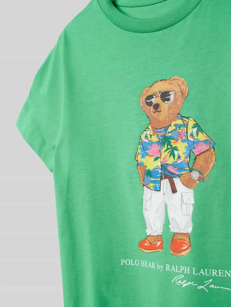 Polo Ralph Lauren Teens T-Shirt mit Rundhalsausschnitt in Gruen