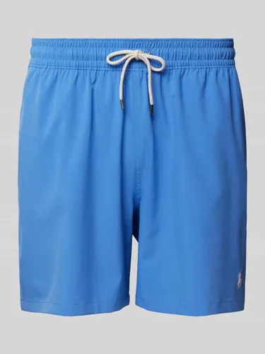 Polo Ralph Lauren Underwear Badehose in unifarbenem Design mit elastischem Bund in Bleu