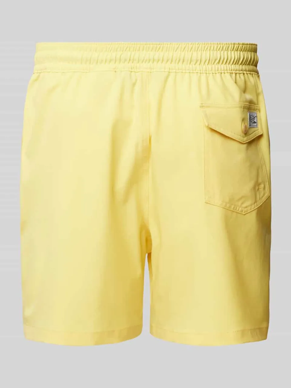 Polo Ralph Lauren Underwear Badehose in unifarbenem Design mit elastischem Bund in Gelb