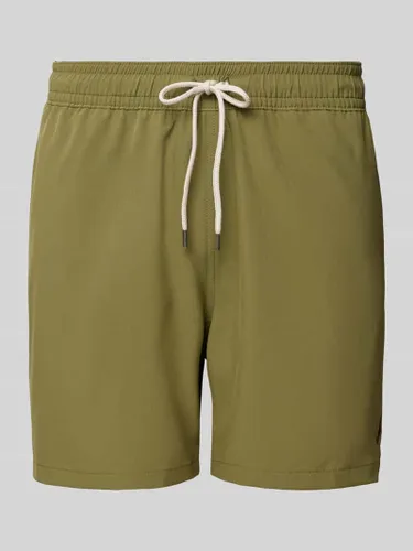 Polo Ralph Lauren Underwear Badehose in unifarbenem Design mit elastischem Bund in Schilf
