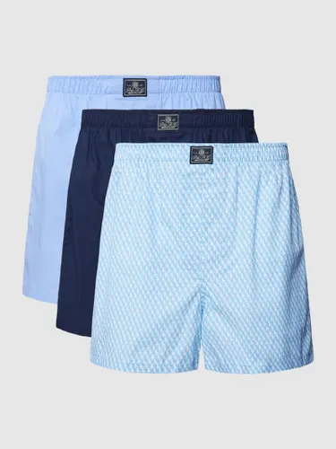 Polo Ralph Lauren Underwear Boxershorts mit Allover-Muster im 3er-Pack in Blau