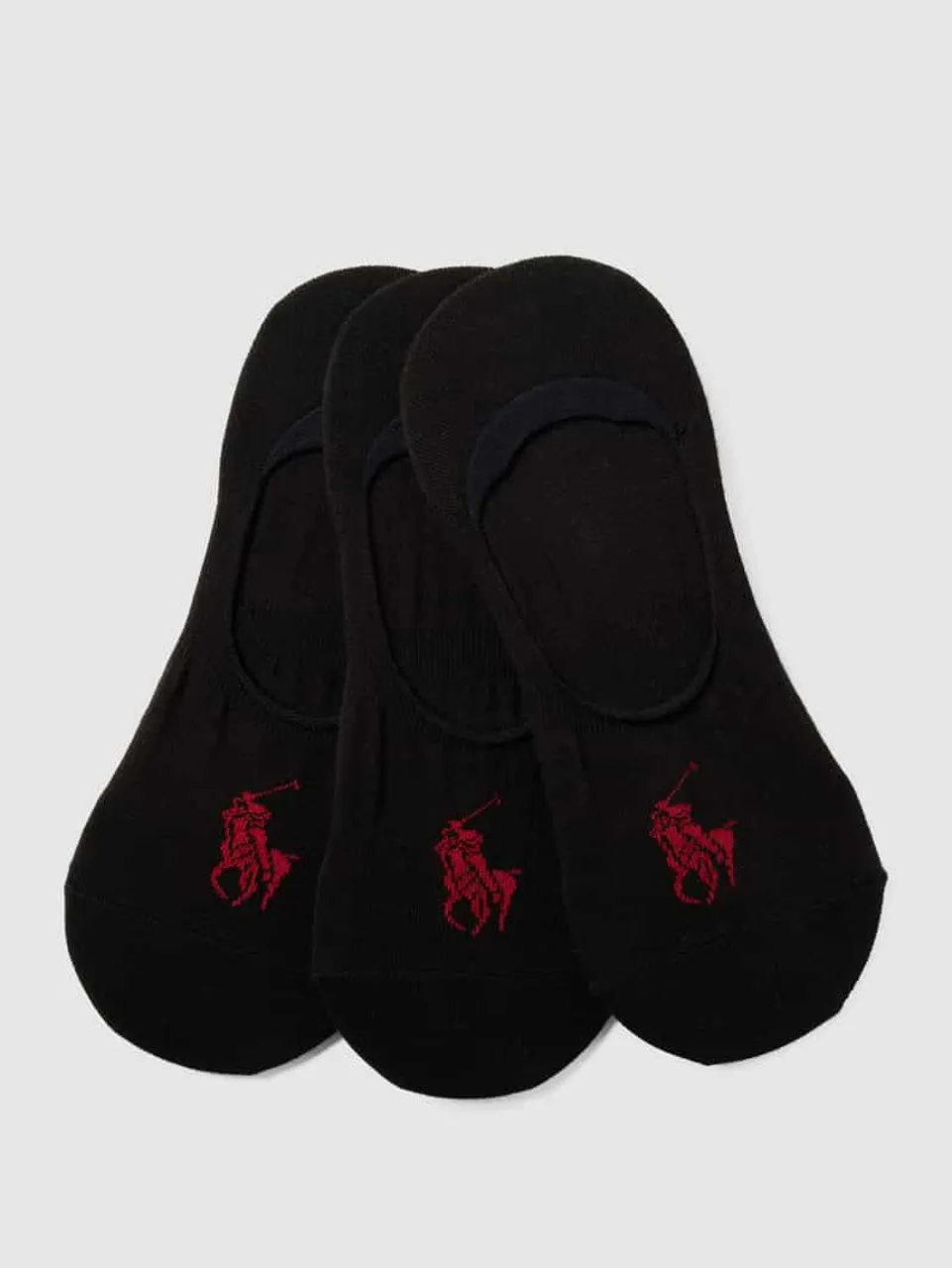 Polo Ralph Lauren Underwear Füßlinge mit Label-Detail im 3er-Pack in Black