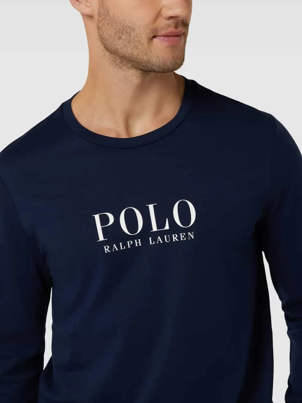 Polo Ralph Lauren Underwear Longsleeve mit Label-Print in Marine