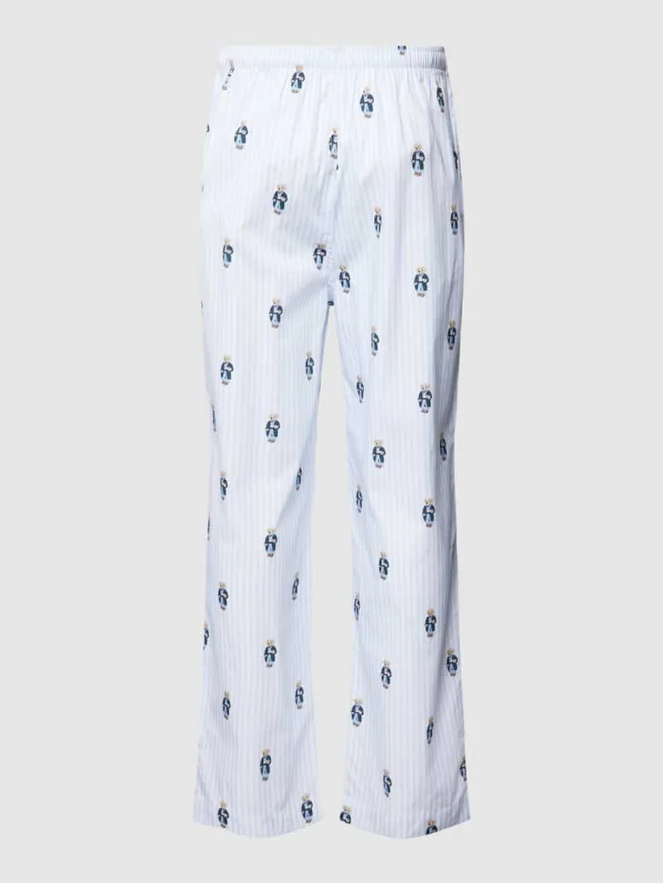 Polo Ralph Lauren Underwear Pyjama-Hose mit Streifenmuster in Bleu