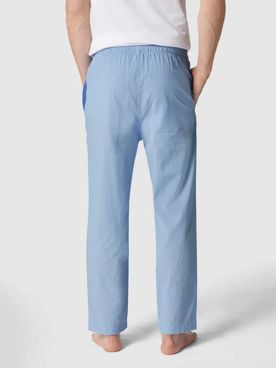 Polo Ralph Lauren Underwear Pyjamahose aus Baumwolle in Hellblau