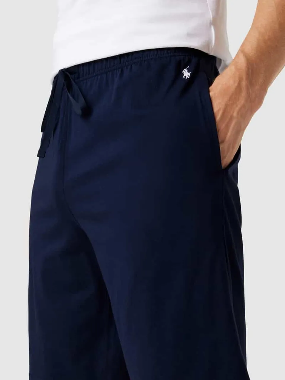 Polo Ralph Lauren Underwear Shorts aus Jersey mit Logo-Stickerei in Marine