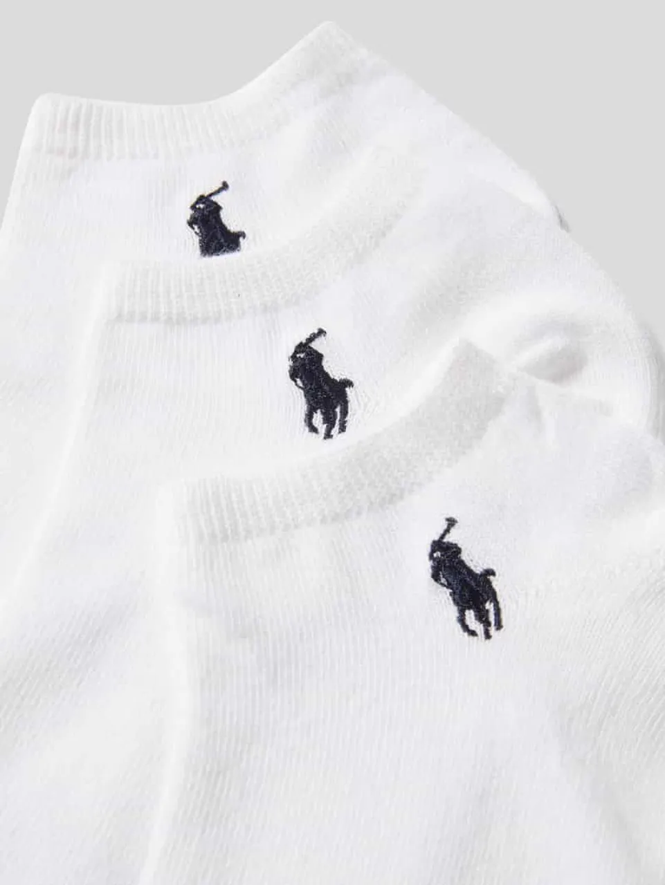 Polo Ralph Lauren Underwear Sneakersocken aus elastischem Baumwoll-Mix im 3er-Pack in Weiss