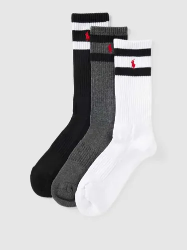 Polo Ralph Lauren Underwear Socken mit Kontraststreifen im 3er-Pack in Black