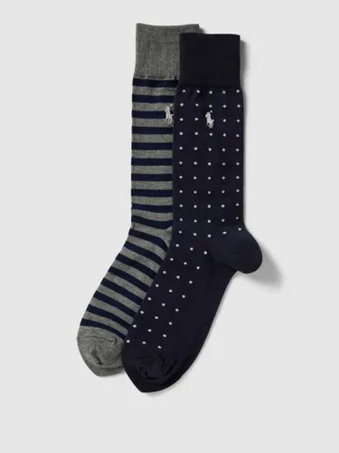 Polo Ralph Lauren Underwear Socken mit Label-Detail im 2er-Pack in Dunkelblau