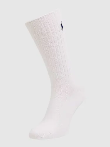Polo Ralph Lauren Underwear Socken mit Label-Stitching Modell 'CREW SOCK' in Weiss