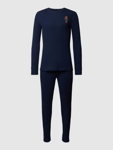 Polo Ralph Lauren Underwear Sweatanzug mit Motiv-Stitching in Dunkelblau