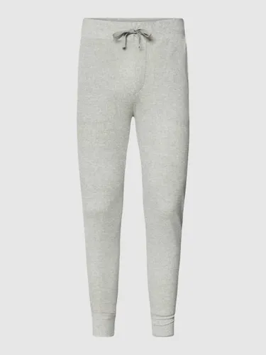 Polo Ralph Lauren Underwear Sweatpants mit Strukturmuster Modell 'WAFFLE' in Mittelgrau Melange