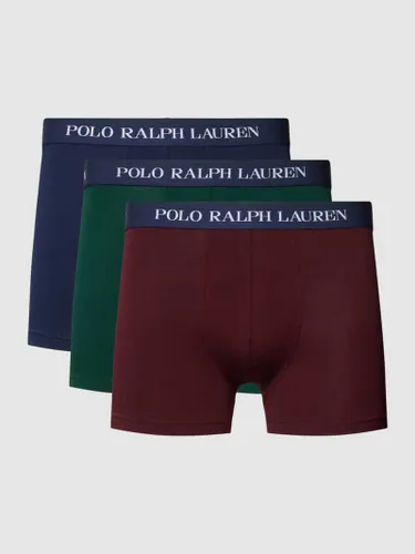 Polo Ralph Lauren Underwear Trunks im 3er-Pack mit Logo-Bund in Bordeaux