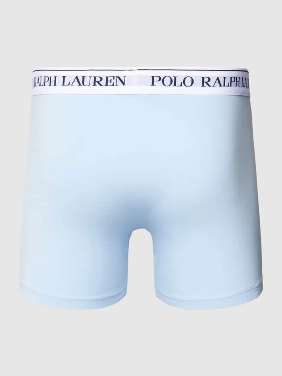 Polo Ralph Lauren Underwear Trunks mit elastischem Logo-Bund im 3er-Pack in Blau